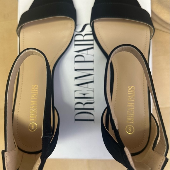 Dream Pairs Black Strappy Heels - Picture 4 of 9